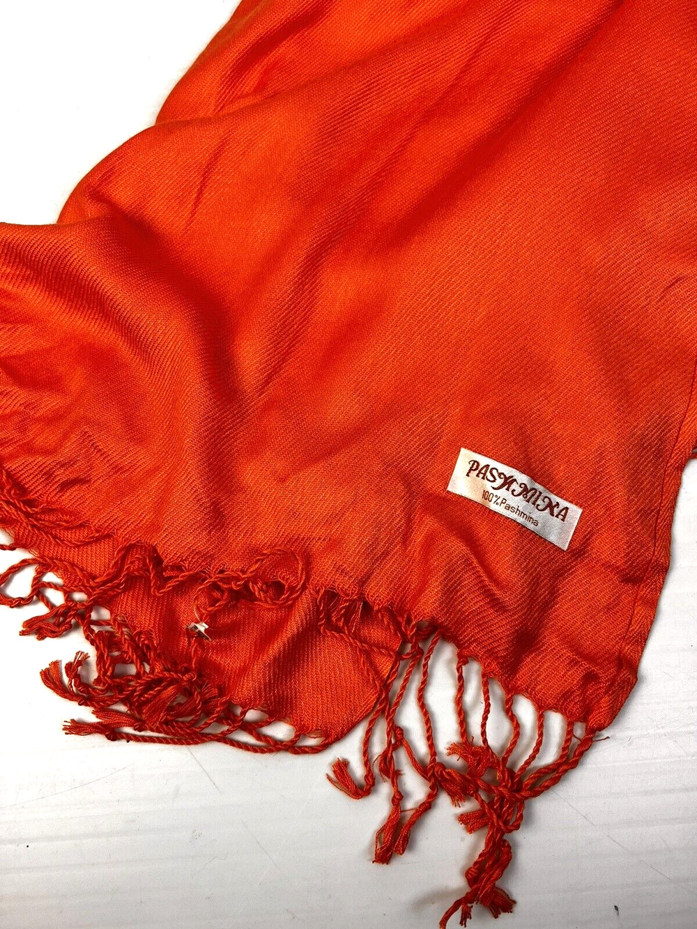 Pashmina Scarf Wrap Pink Cashmere Wool Fringe 26" x 69" Rectangle Night Out NEW